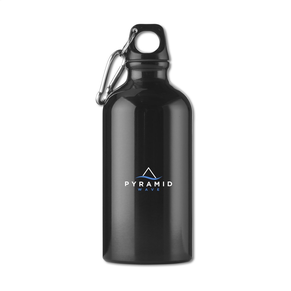 AluMini GRS Recycled 500 ml waterfles - zwart