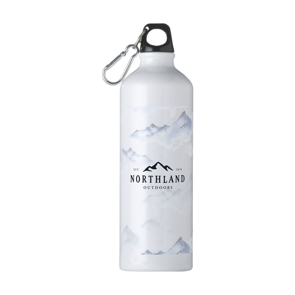 AluMaxi GRS Recycled 750 ml waterfles - wit