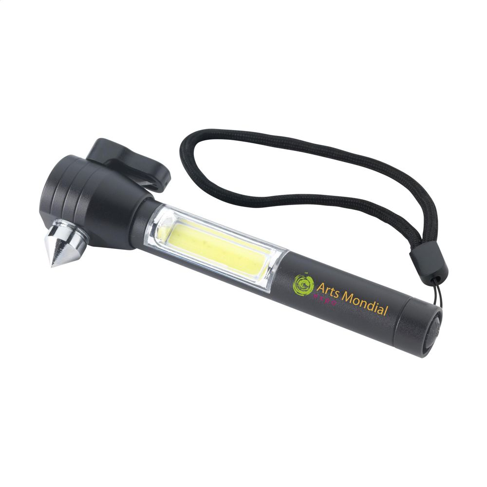 RescueHammer COB veiligheidshamer - zwart (± PMS Black)