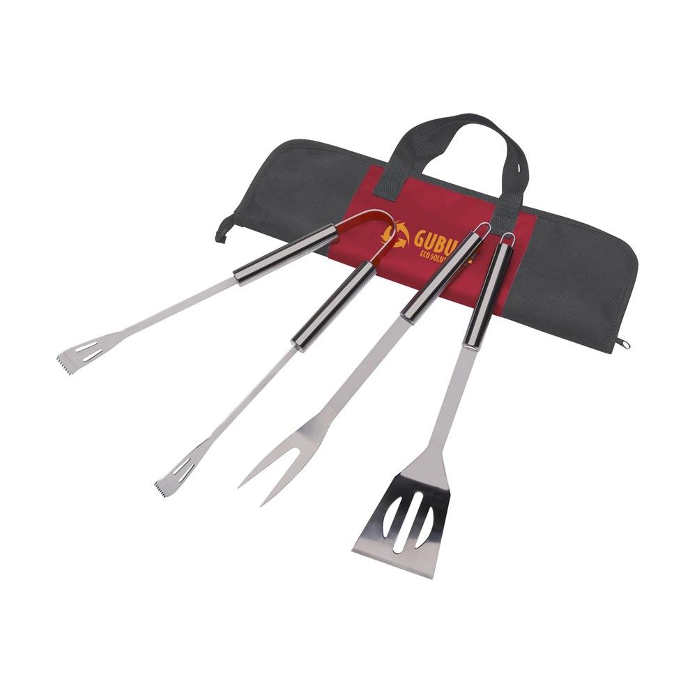 BBQ-Kit barbecueset - rood